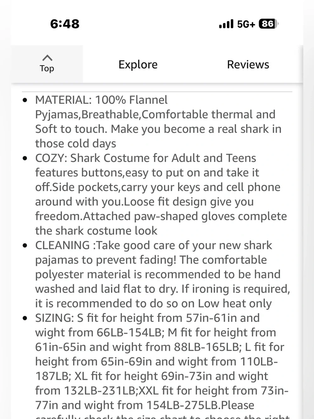 Adult/teen Gray & White Shark Hooded Costume Onesie-SIZE M